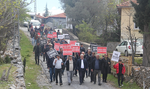 Doğa talanına dur dediler