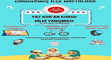 Gündoğmuş ilçe Müftülüğü’nden bilgi yarışması etkinliği