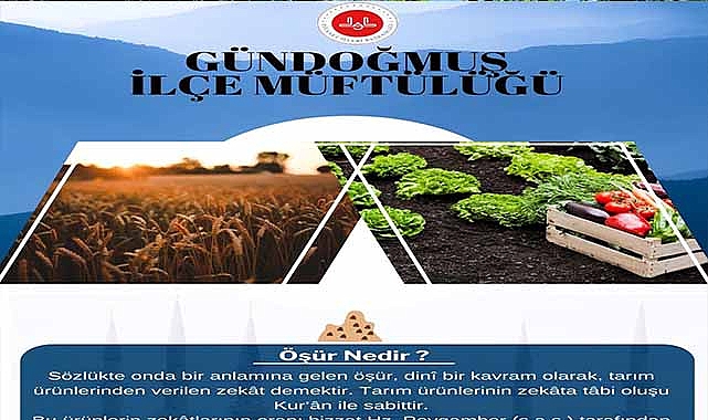 Gündoğmuş İlçe Müftülüğü’nden “Öşür” hakkında bilgilendirme