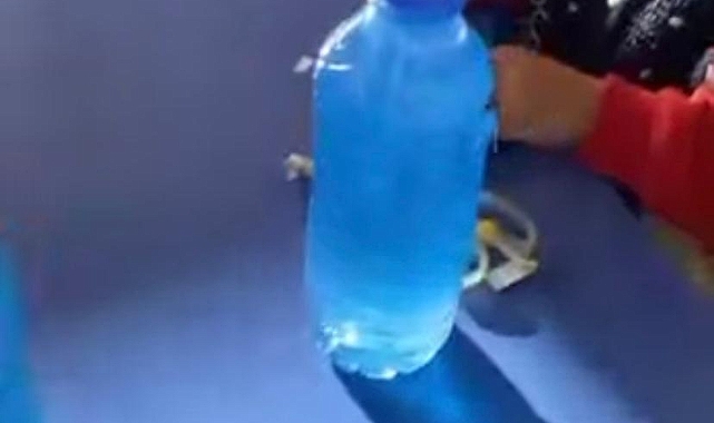 Gündoğmuş’ta öğrencilerinden “Mavi Renk” etkinliği