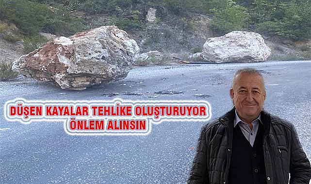 Yoldan geçenleri tehdit ediyor