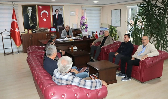 AK Parti heyetinden Gündoğmuş Belediyesine ziyaret