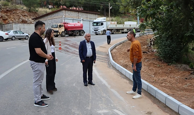 Gündoğmuş’ta peyzaj çalışmaları devam ediyor