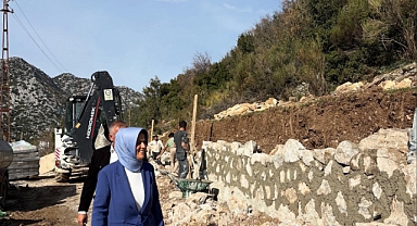 İbradı’da alt yapı çalışmaları devam ediyor