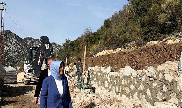 İbradı’da alt yapı çalışmaları devam ediyor