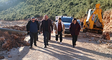 Akseki’de eski içme suyu hatları yenileniyor