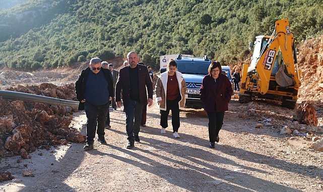 Akseki’de eski içme suyu hatları yenileniyor