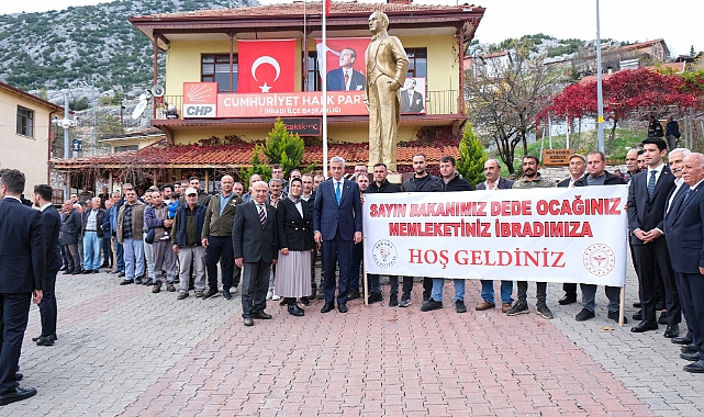 Bakan Memişoğlu, ata yurdu İbradı’yı ziyaret etti