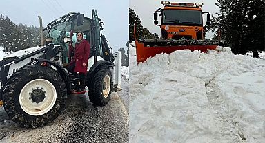 İbradı’da kapanan yollar yeniden ulaşıma açıldı