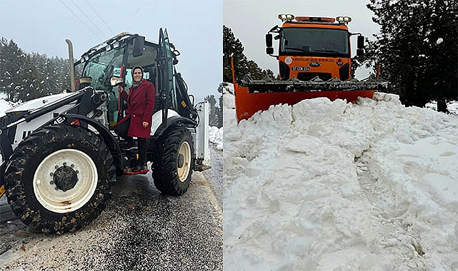 İbradı’da kapanan yollar yeniden ulaşıma açıldı