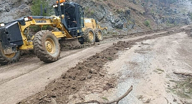 Taşatan yolunda hummalı çalışma